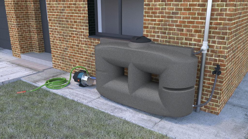 Zestaw Roma B2 Wykorzystanie wody deszczowej w ogrodzie - zestaw Roma B2