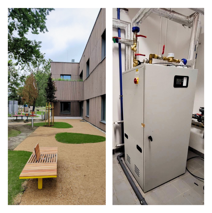 centrala deszczowa wykorzystanie wody deszczowej przedszkole Michałowice